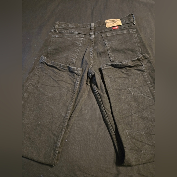 Men's Wrangler Black Jeans 32x30 - Picture 4 of 4